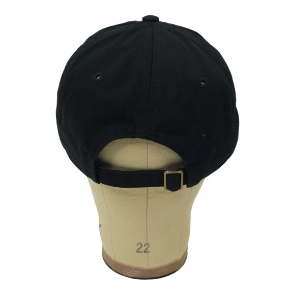 Econscious Embroidered Black Adjustable Tuck Strap Cap Trucker Baseball Golf Hat - Picture 4 of 13